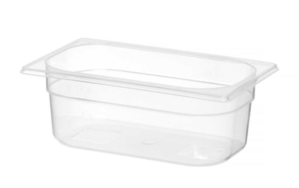 Gastronorm-Behälter 1/4 Profi Line GN 1/4 28L Transparent 265x162x(H)100mm-ING12142
