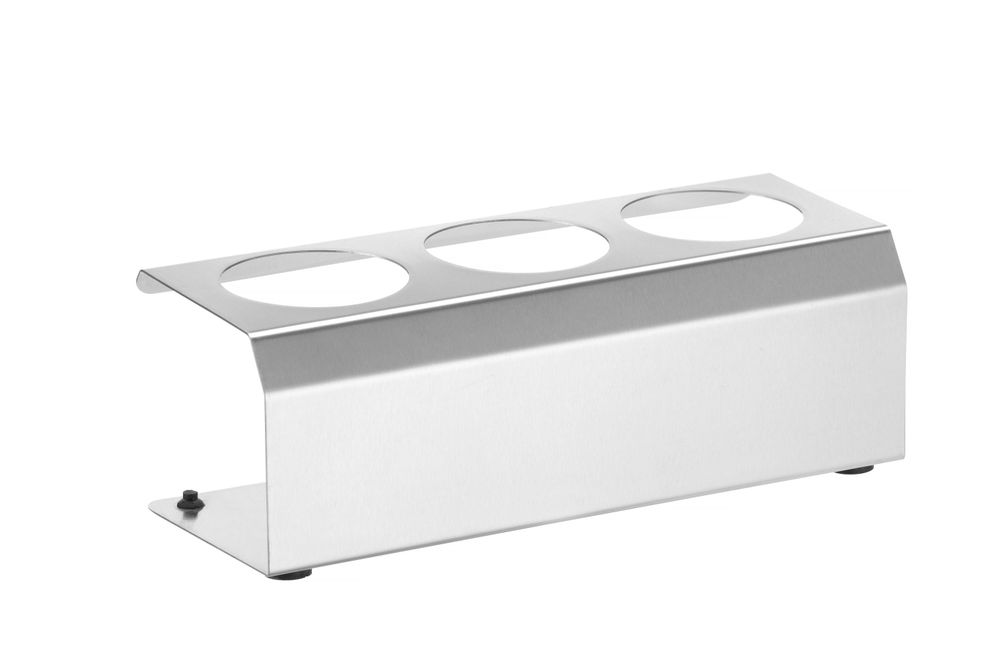 Saucenflaschen-Halter 3-fach ø57 mm 229x90x(H)78mm-ING12809