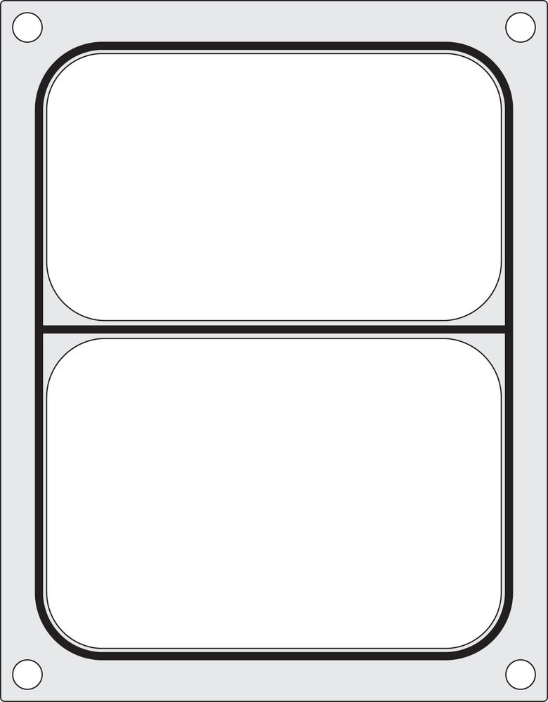 Matrize für Versiegelungsmaschine    ein zweiteiliger Behälter (227x178 mm)-ING11292