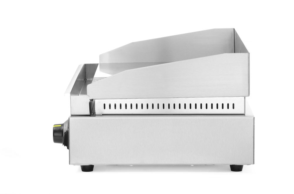 Grillplatte    Profi Line  1/2 glatt  1/2 gerillt  230V/2400W  550x435x(H)245mm-ING11584