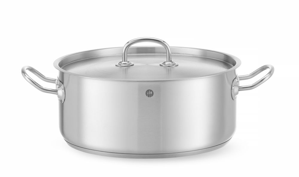 Bratentopf - mit Deckel Kitchen Line 73L ⌀280x(H)120mm-ING11935