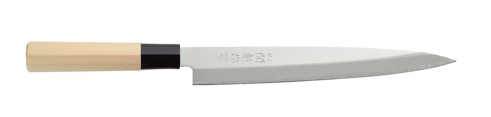Japanisches Messer Sashimi Holz hell (L)335mm-ING12447