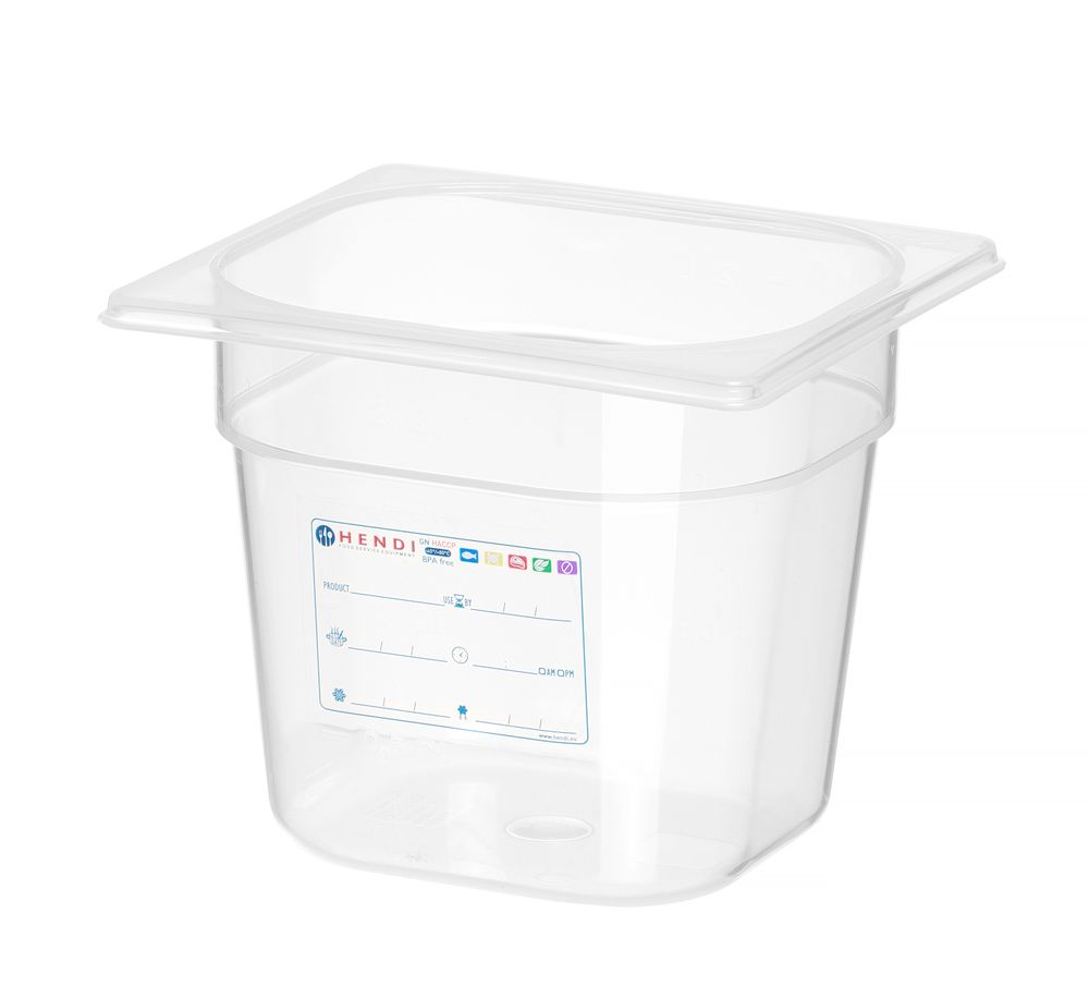 Gastronorm-Behälter 1/6 GN 1/6 24L Transparent 176x162x(H)150mm-ING12212