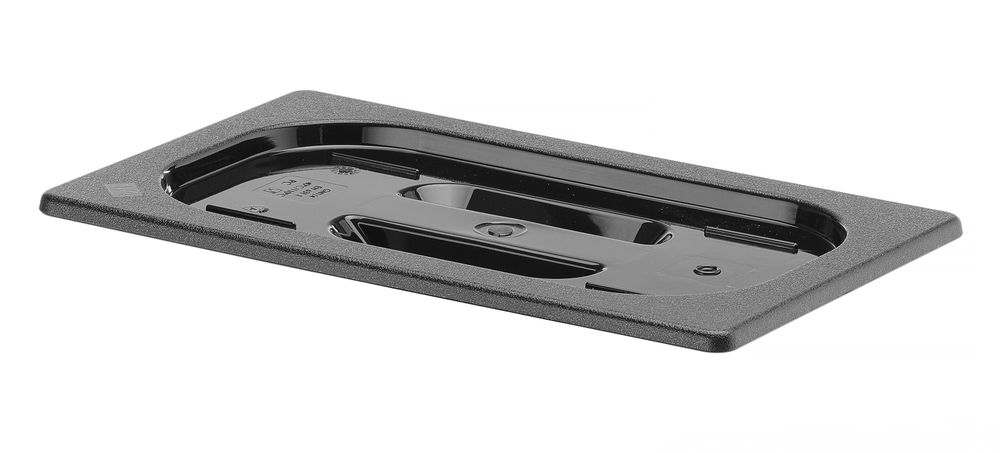 Gastronorm-Deckel GN 1/4 Schwarz 265x162mm-ING12155