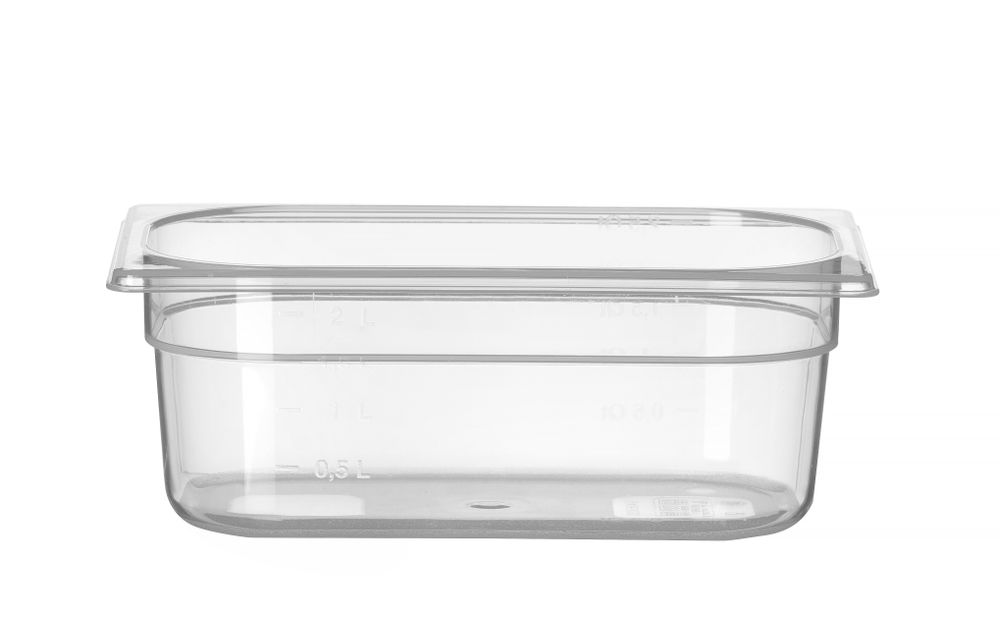 Gastronorm-Behälter 1/4 Profi Line GN 1/4 28L Transparent 265x162x(H)100mm-ING12142
