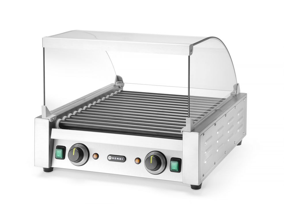 Glasabdeckung für Rollengrill    Für Rollengrill - 7 Rollen (268506)  470x325x(H)240mm-ING11263