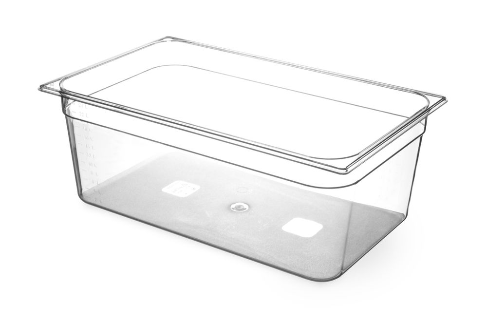 Gastronorm-Behälter 1/1 Budget Line GN 1/1 28L Transparent 530x325x(H)200mm-ING12161