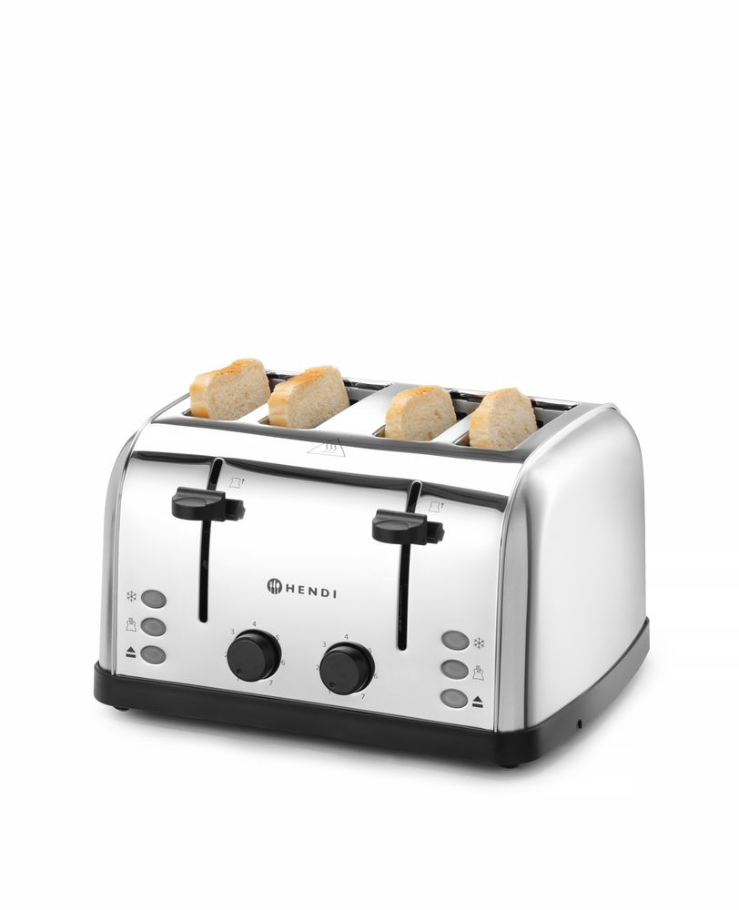 Toaster 4-fach    240V/1500W  295x335x(H)180mm-ING11447