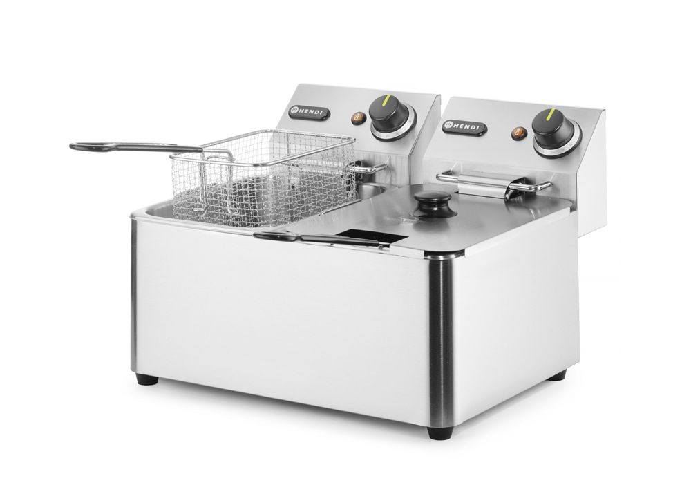 Friteuse Kitchen Line - 2x4L    Kitchen Line  8L  230V/6000W  470x380x(H)315mm-ING11281