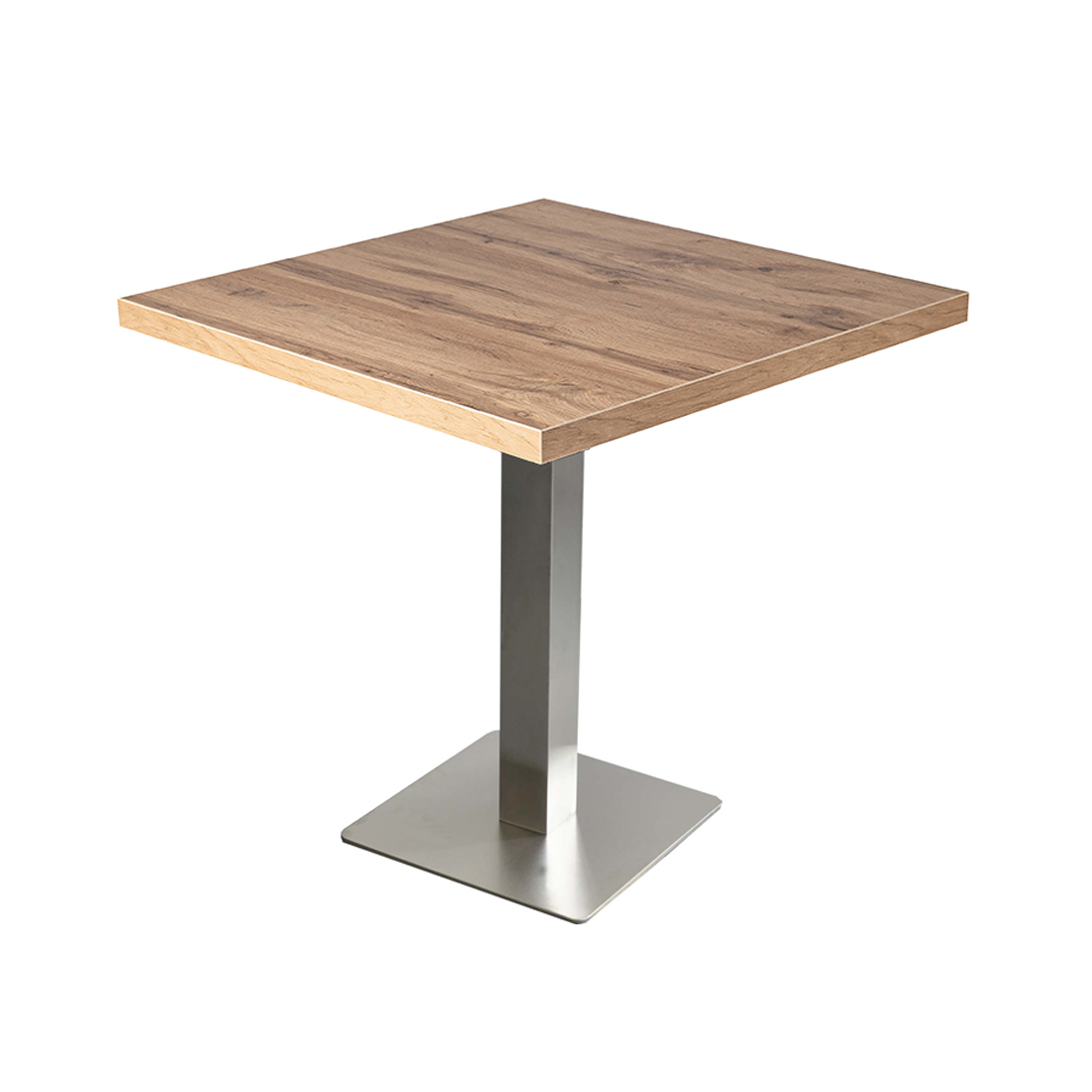 Table Andora 50x50cm chêne Table de restaurant Table de bistrot