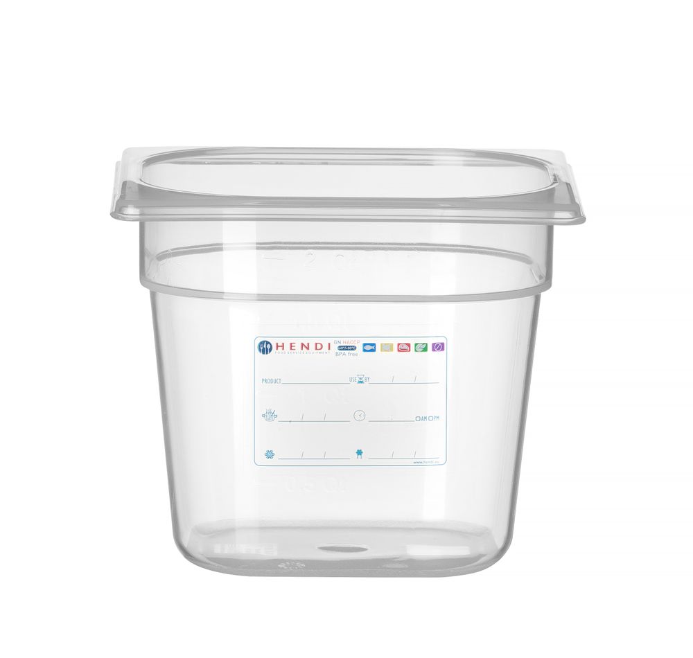 Gastronorm-Behälter 1/6 GN 1/6 24L Transparent 176x162x(H)150mm-ING12212