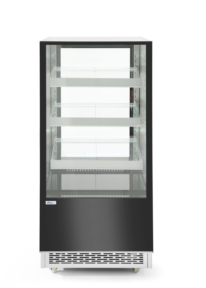 Kühlvitrine mit 3 geneigten Regalen Arktic 300L 230V/480W 650x833x(H)1460mm-ING11167