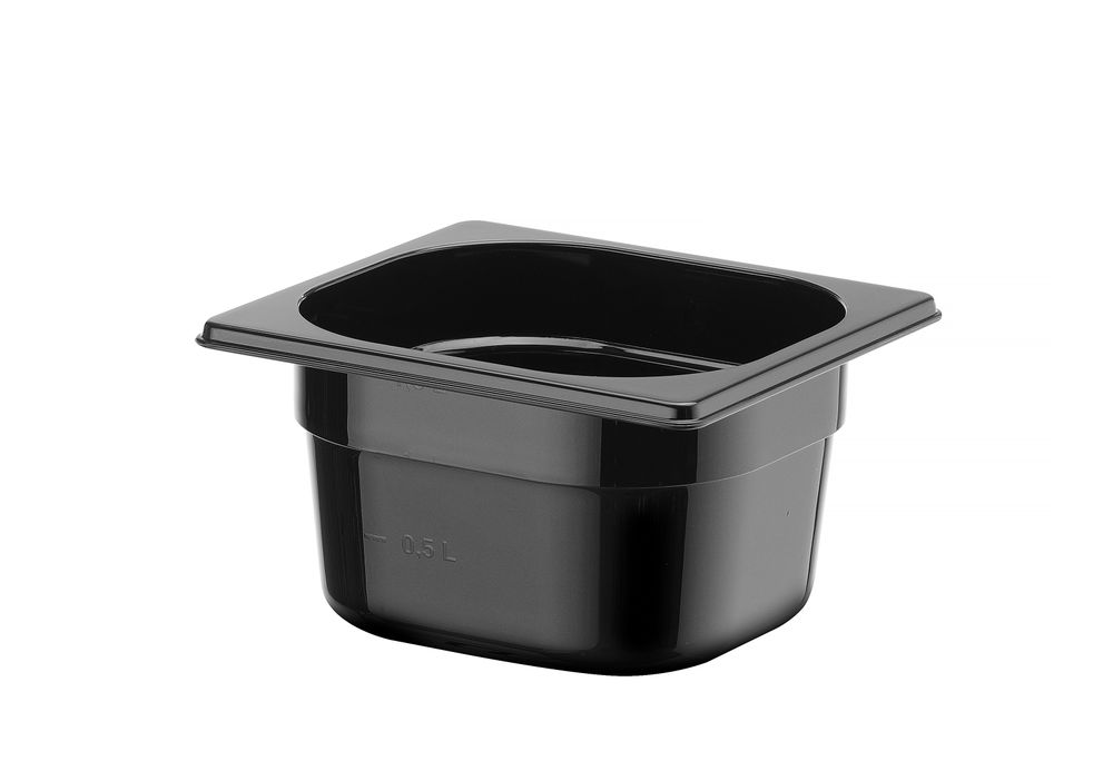 Gastronorm-Behälter 1/6 Profi Line GN 1/6 16L Schwarz 176x162x(H)100mm-ING12159
