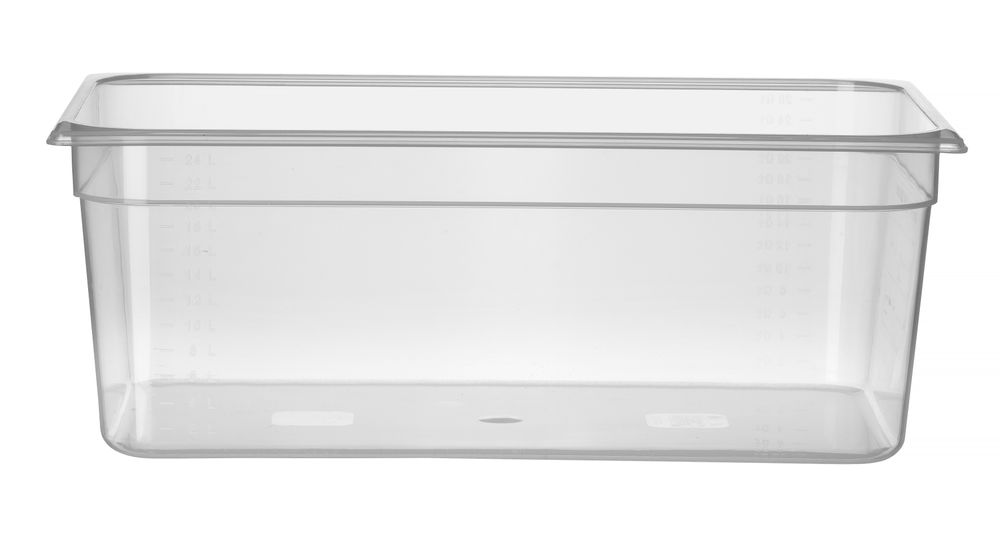Gastronorm-Behälter 1/1 GN 1/1 28L Transparent 530x325x(H)200mm-ING12239