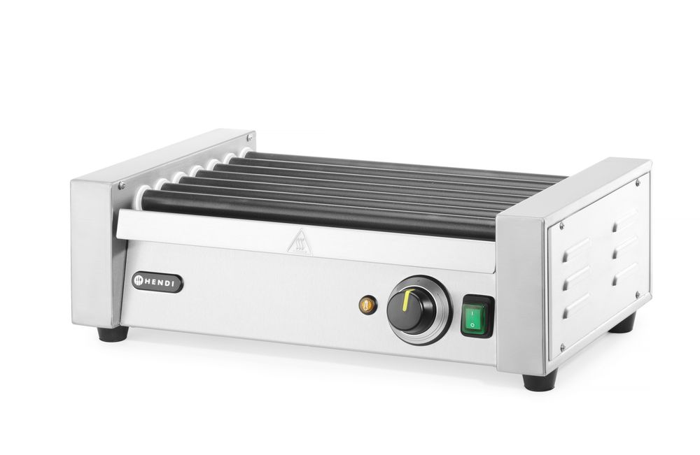 Rollengrill - Eine Zone    7 Rollen  230V/740W  525x365x(H)176mm-ING11576
