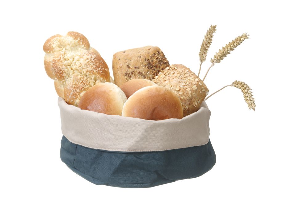 Brottaschen rund  Dunkelgrau ⌀250x(H)160mm