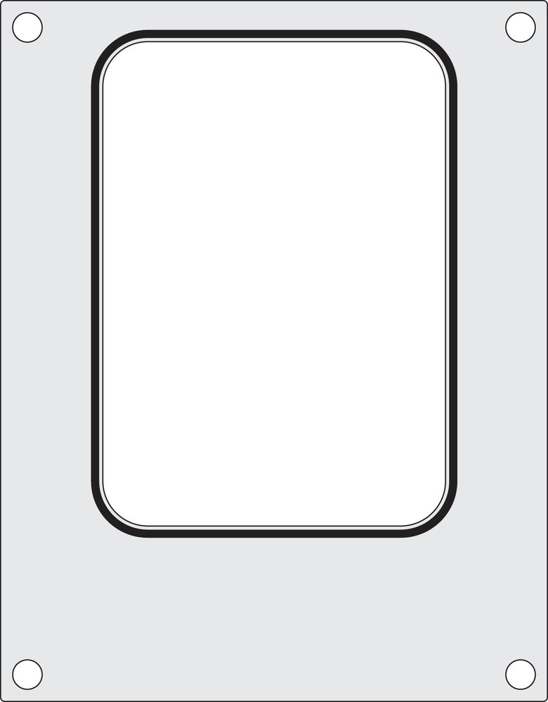 Matrize für Versiegelungsmaschine    ein Behälter (187x137 mm)-ING11298