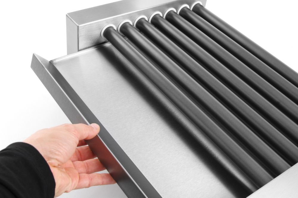 Rollengrill - Eine Zone    7 Rollen  230V/740W  525x365x(H)176mm-ING11576