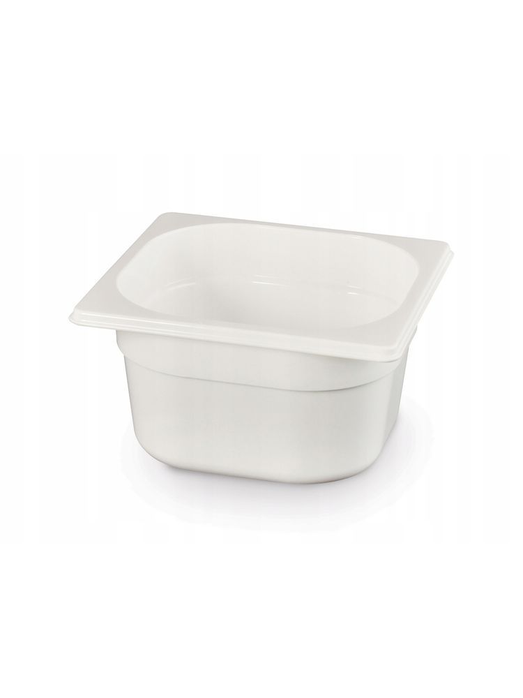 Gastronorm-Behälter 1/6 GN 1/6 1L Weiß 176x162x(H)65mm-ING12376