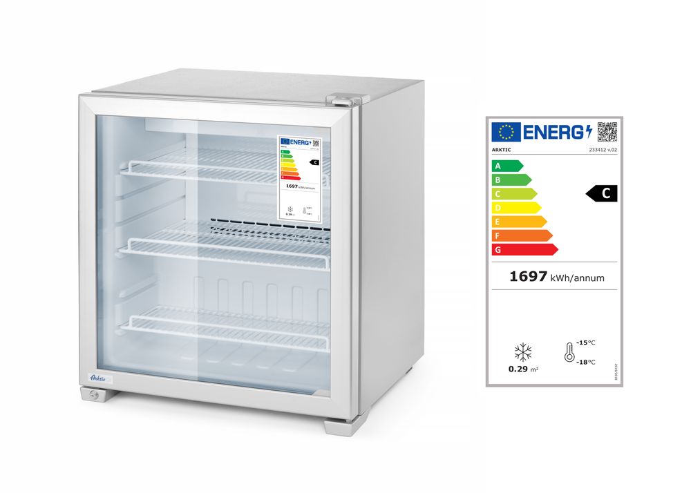 Aufsatz-Gefrierschrank 90 L Arktic 230V/230W 620x593x(H)680mm-ING11192