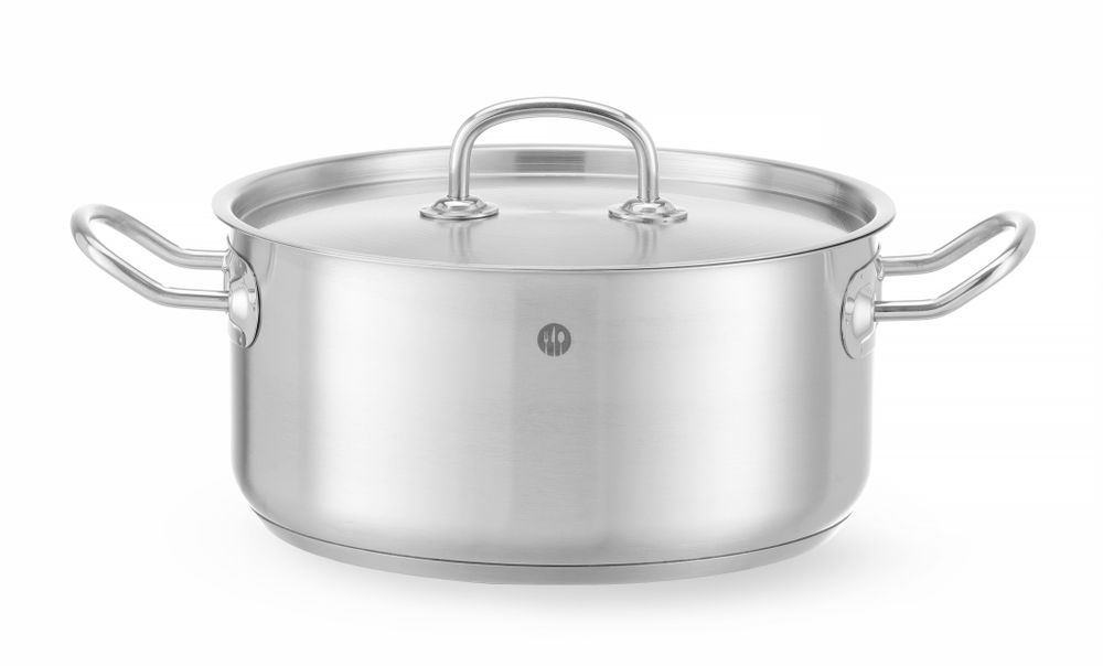 Bratentopf - mit Deckel Kitchen Line 49L ⌀240x(H)110mm-ING11934