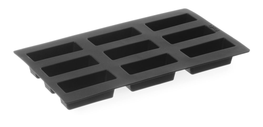 Silikonform Mini-Kuchen 80x30x(H)33mm GN 1/3 80x30x(H)33mm-ING12995