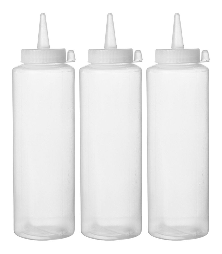 Spenderflaschen 3er Set 035L Transparent 3 Stk. ø55x(H)205mm-ING12811