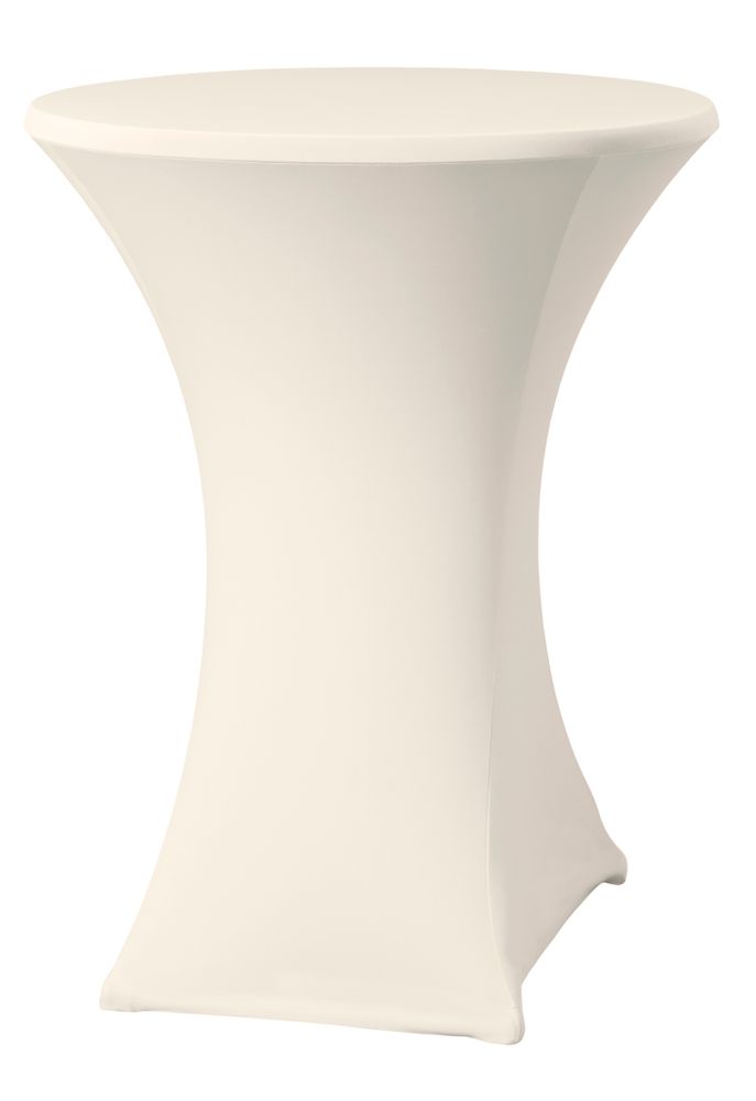 Stehtischhusse ø80-85 cm  810958 Creme ⌀850x(H)1150mm