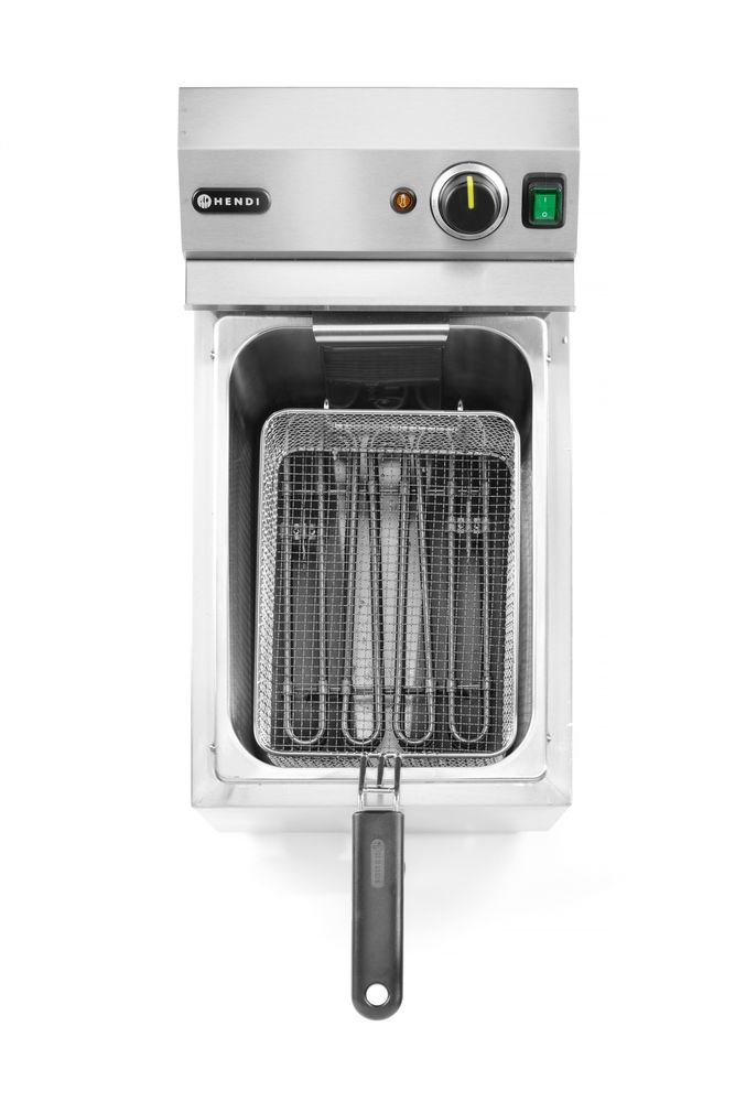 Fritteuse XL Profi Line mit Ablasshahn  10 Liter    Profi Line  10L  400V/6600W  300x680x(H)420mm-ING11315