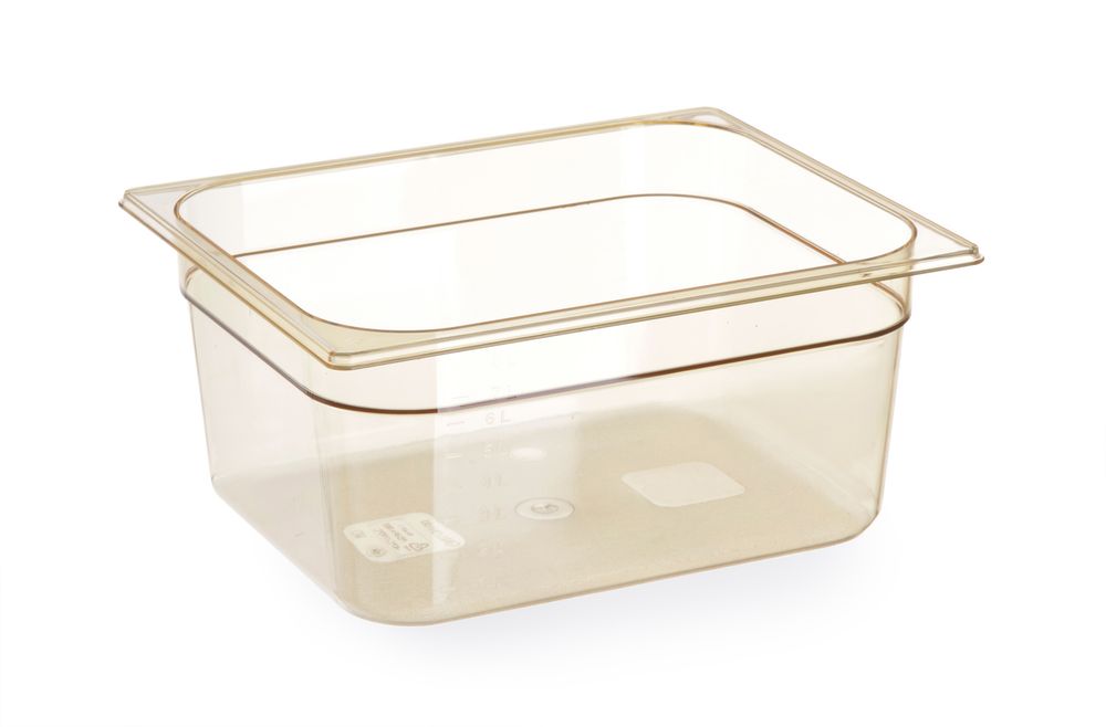 Gastronorm-Behälter 1/2 hochtemperaturbeständig GN 1/2 4L Transparent 325x265x(H)65mm-ING12379